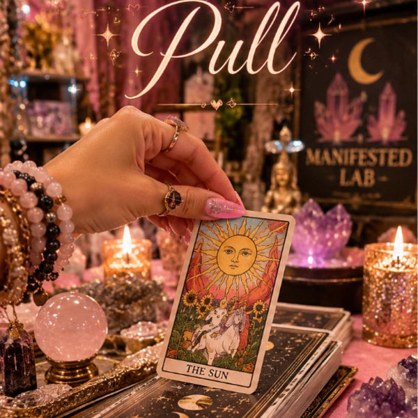 In Store tarot pull with Tamara at Manifested Lab