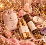Manifested Lab palo santo and natural incense kit with pouch
