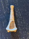 Manifested Pottery 2 - handmade white incense chimney burner