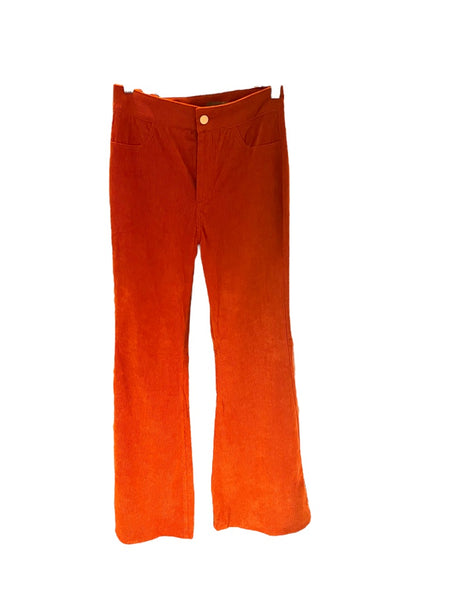 Pants- corduroy Rust/Orange color bellbottoms