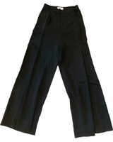 Black Pleated Flare pants