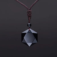 Black Obsidian Healing Pendant Necklace