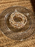 Pearl pebble necklace