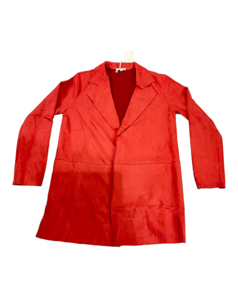 Crimson Suede Jacket
