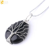 Tree of Life Crystals Necklace