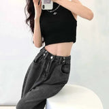 Fashion Jeans Woman Wide Pants Cowboy Pants for Women Clothing Jeans Y2k Clothing 2023 High Waisted Jeans For Woman 90s Clothes