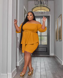 Wmstar Plus Size New In Matching Sets Two Piece Sets Women Loose Top Shorts Tracksuit Casual Summer Wholesale Dropshipping 2023