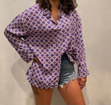 Long sleeve button up blouse